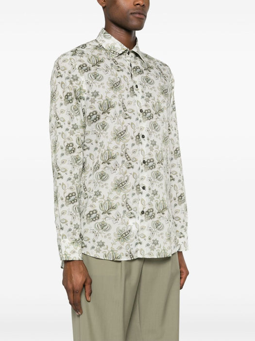 paisley-print cotton shirt MRIB0001 99SA537X0890 ETRO 