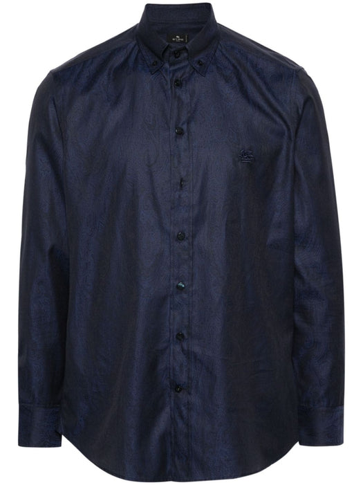 Pegaso-motif cotton shirt MRIB0004 99TU5E1B0711 ETRO 