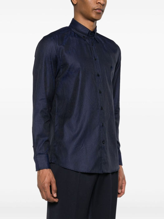 Pegaso-motif cotton shirt MRIB0004 99TU5E1B0711 ETRO 
