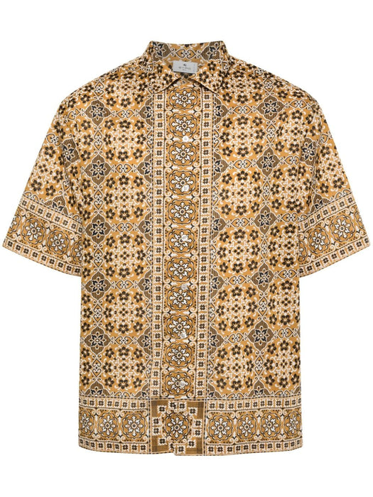 mosaic-print cotton shirt MRIC0013 99SP553X0840 ETRO 