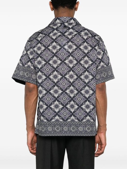 abstract-print cotton shirt MRIC0013 99SP554X0883 ETRO 
