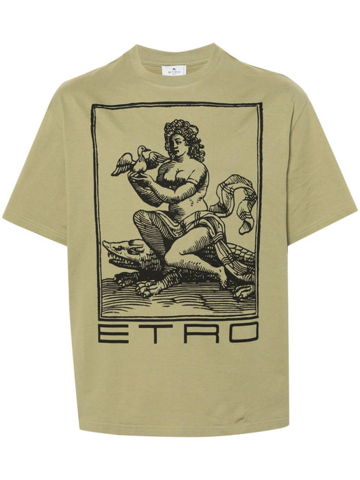graphic-print cotton T-shirt MRMA0006 AJ201X0890 ETRO 