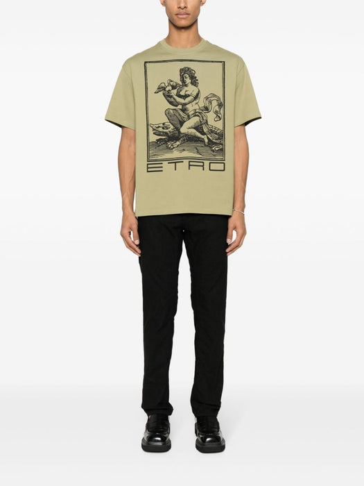 graphic-print cotton T-shirt MRMA0006 AJ201X0890 ETRO 