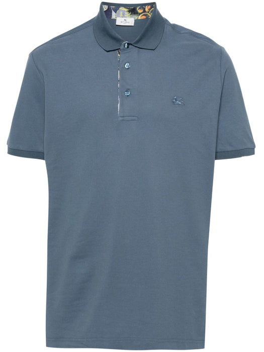 Pegaso-motif piqué polo shirt MRMD0005 AC174B0786 ETRO 