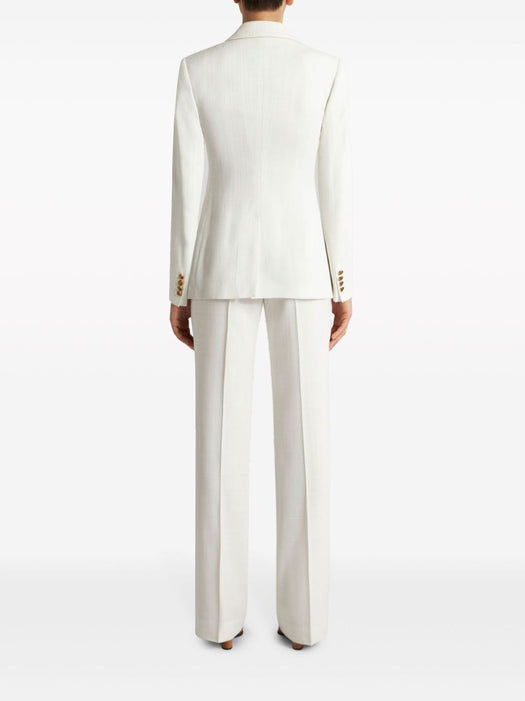 single-breasted slub blazer WRCA0009 99TUDH4W0001 ETRO 