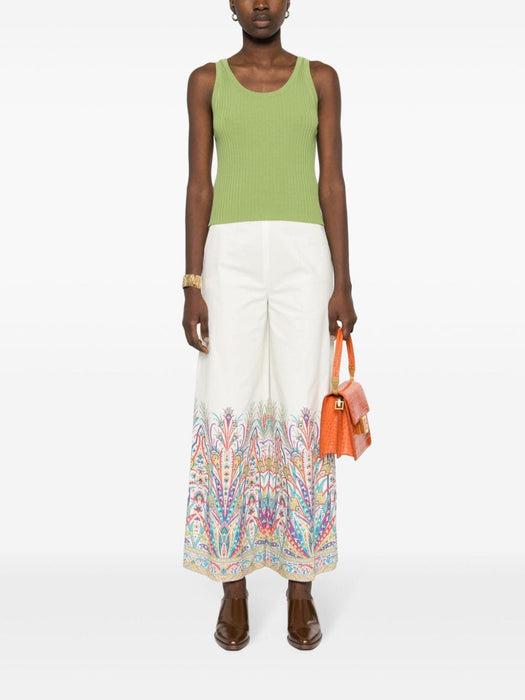 botanical-print trousers WREA0005 99SPE48X0800 ETRO 