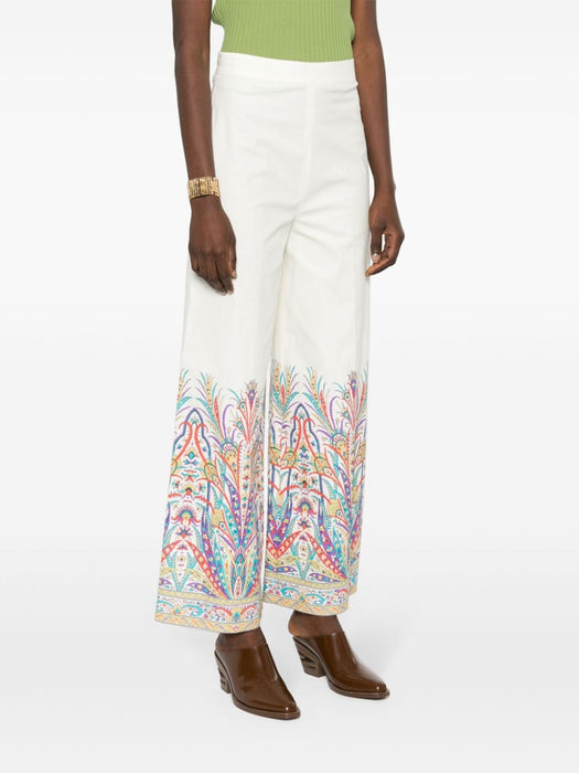 botanical-print trousers WREA0005 99SPE48X0800 ETRO 