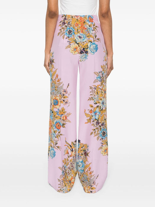 floral-print straight-leg trousers WREA0014 AK021X0875 ETRO 
