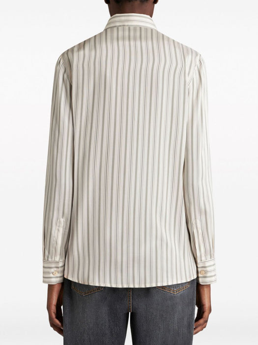 Pegaso-embroidered striped silk shirt WRIA0013 99TR149S8450 ETRO 