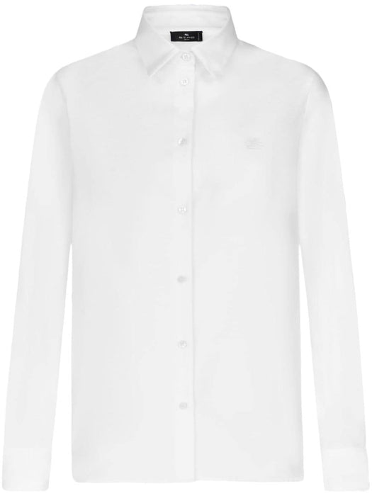 Pegaso-embroidered cotton shirt WRIA0013 99TU5H6W0800 ETRO 
