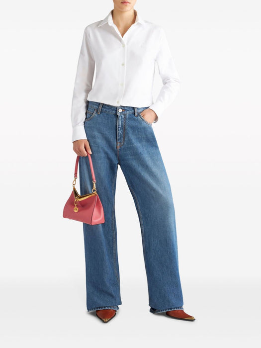 Pegaso-embroidered cotton shirt WRIA0013 99TU5H6W0800 ETRO 