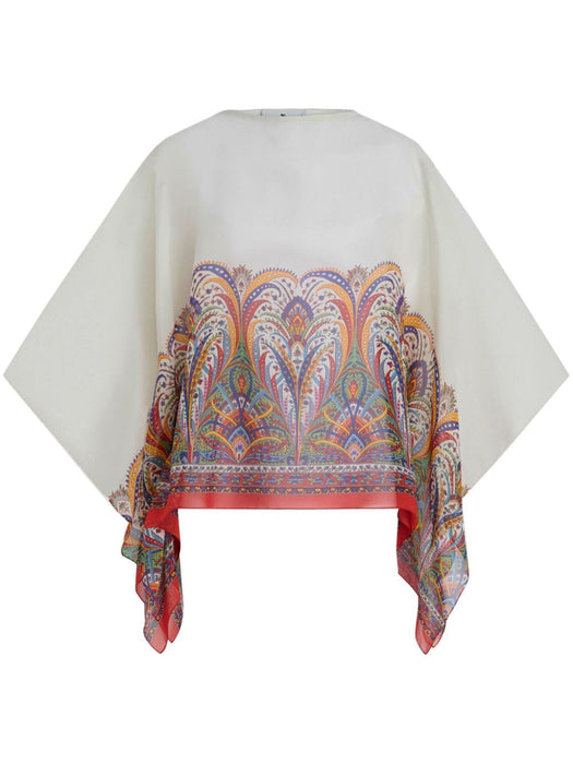 paisley-print silk tunic WRJA0027 AK027X0800 ETRO 