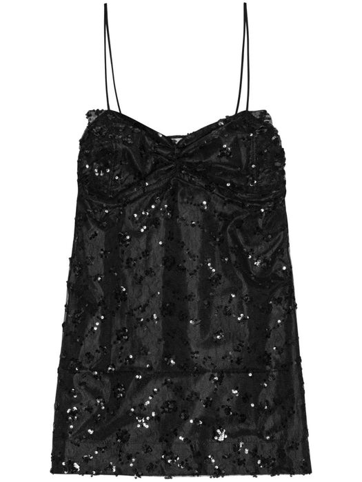 sequin-embellished minidress F9174 099 GANNI 