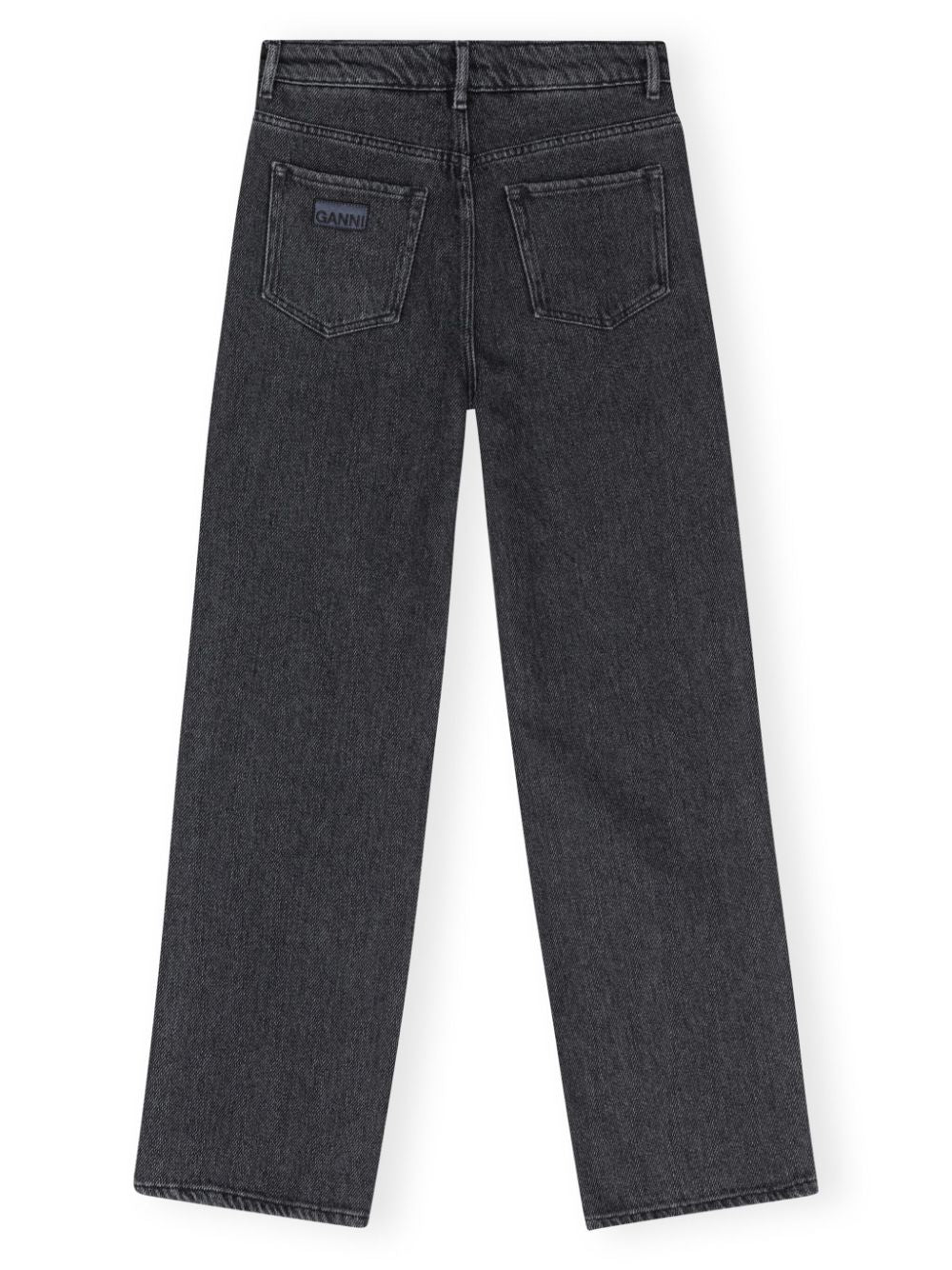 drawstring-fastening straight-leg jeans J1383 006 GANNI 