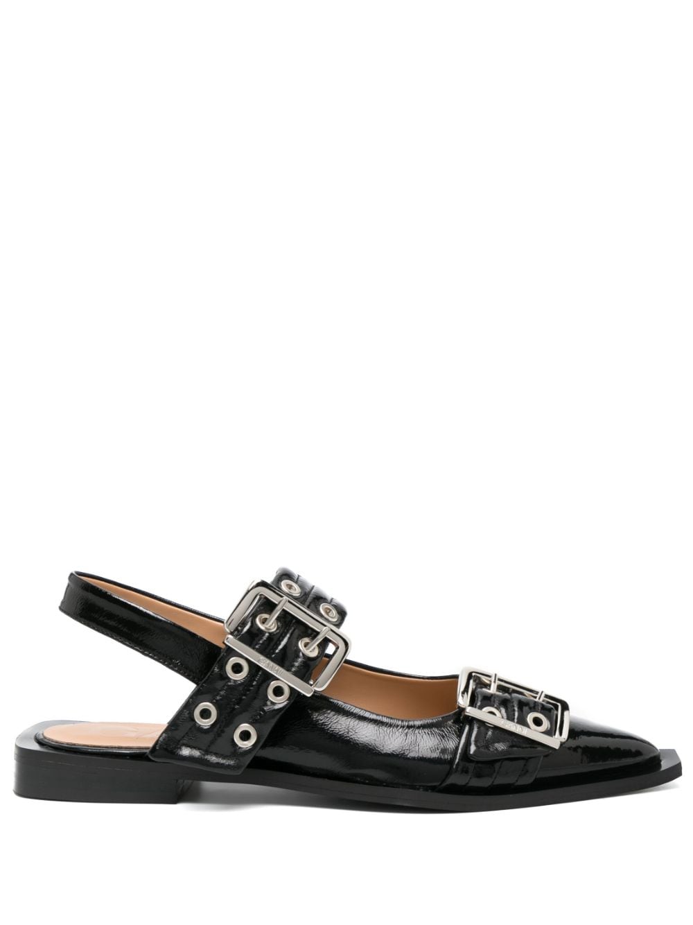 eyelet-detail slingback pumps S2312 099 GANNI 