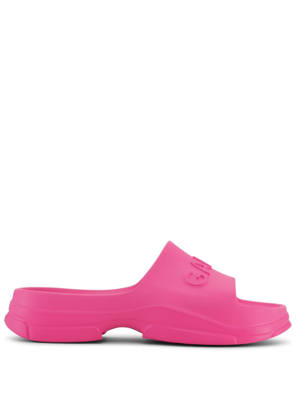 logo-embossed chunky slides S2434 483 GANNI 