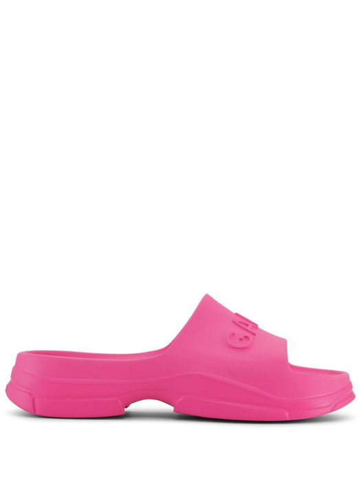 logo-embossed chunky slides S2434 483 GANNI 