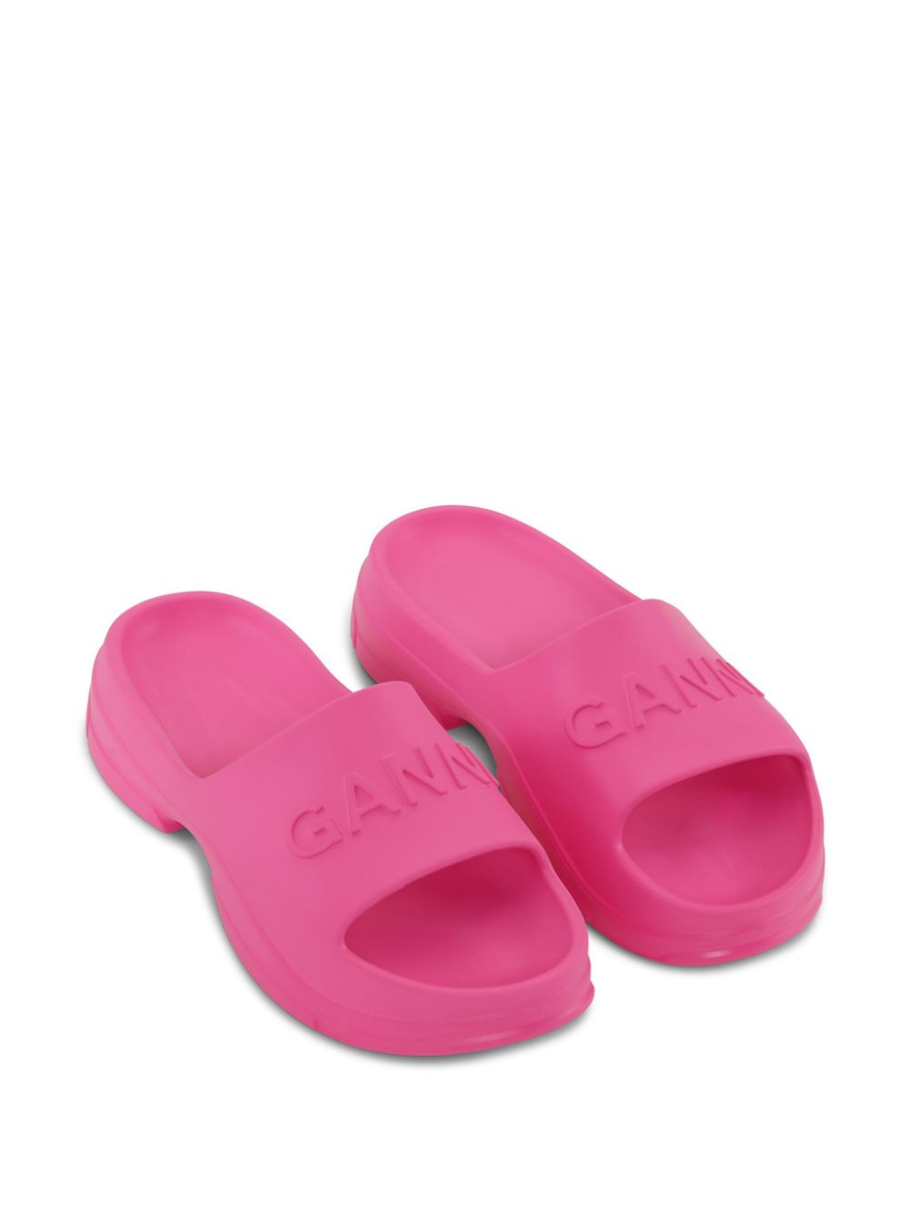 logo-embossed chunky slides S2434 483 GANNI 