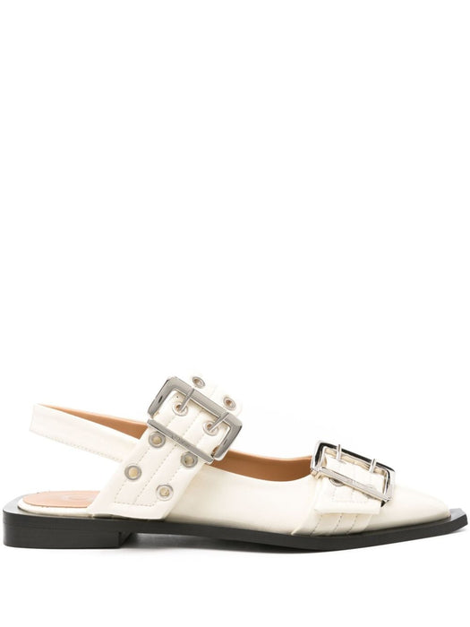 buckle slingback ballet pumps S2581 135 GANNI 