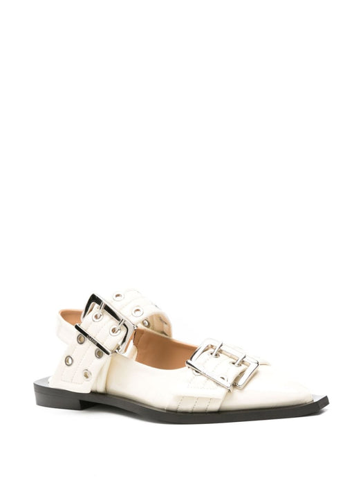 buckle slingback ballet pumps S2581 135 GANNI 