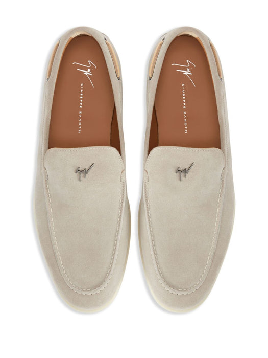 Maui logo-plaque suede loafers EU40021001  GIUSEPPE ZANOTTI 