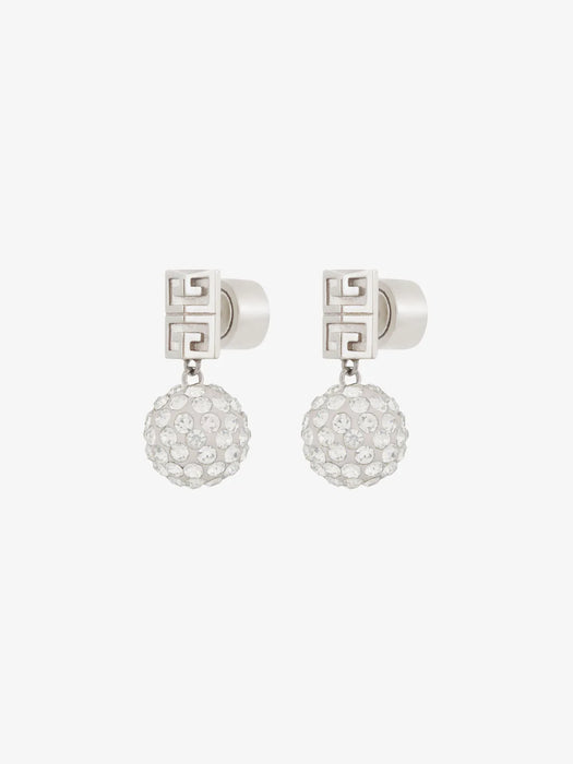 4G earrings in metal with crystals BF10VZF05M 040 GIVENCHY 
