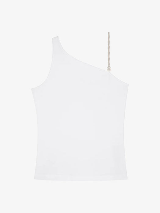 Asymmetric top in cotton with chain detail BW617Q3YK5 100 GIVENCHY 