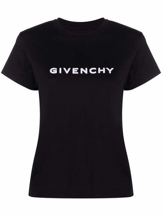 logo print T-shirt BW707Y3Z85 001 GIVENCHY 