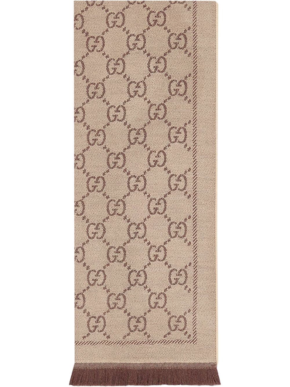 GG jacquard knit scarf 133483 3G2002764 GUCCI 