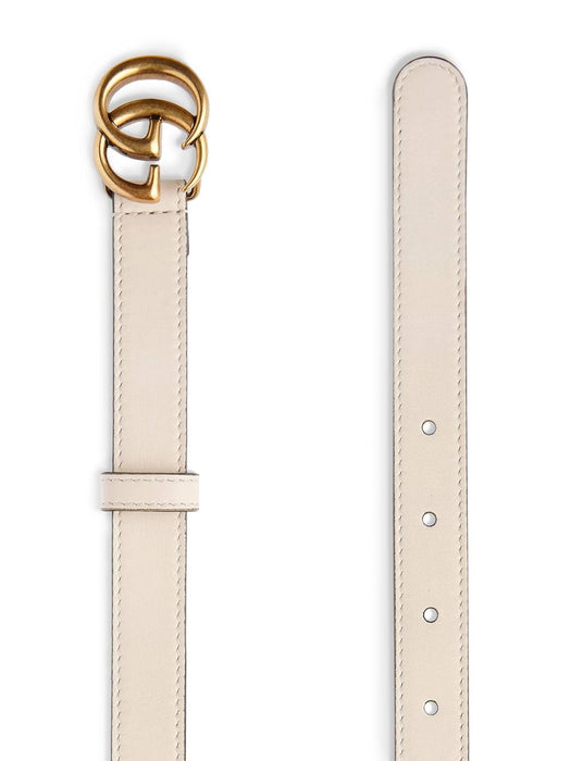 Leather belt with Double G buckle 409417 AP00T9022 GUCCI 