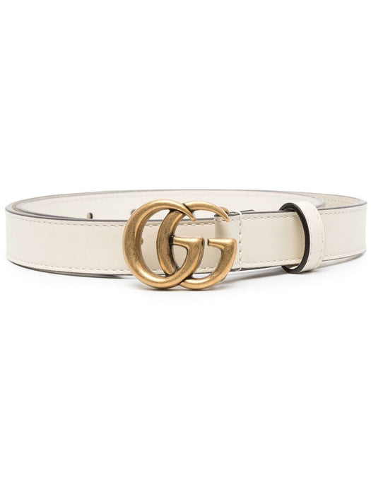Leather belt with Double G buckle 409417 AP00T9022 GUCCI 