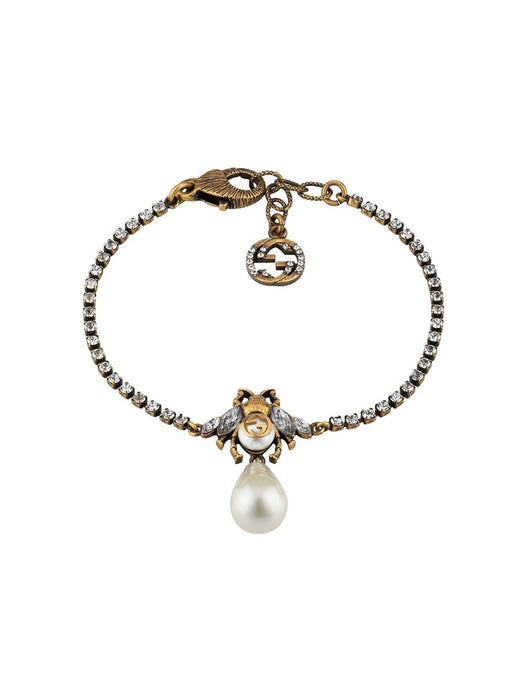 pearl-detail bee bracelet 629919 J1D518516 GUCCI 