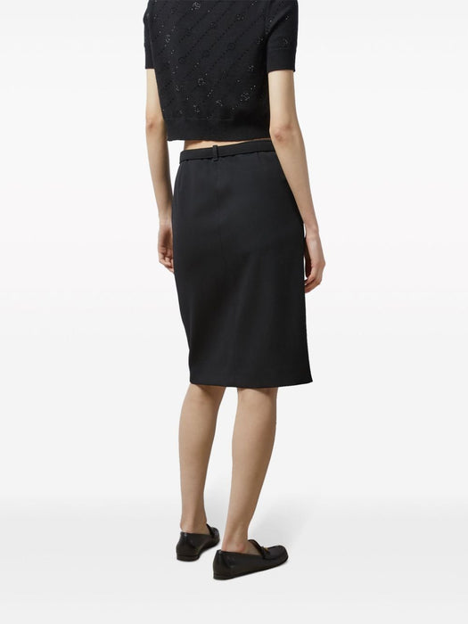 high-waisted wool skirt 761364 Z8BPC1000 GUCCI 
