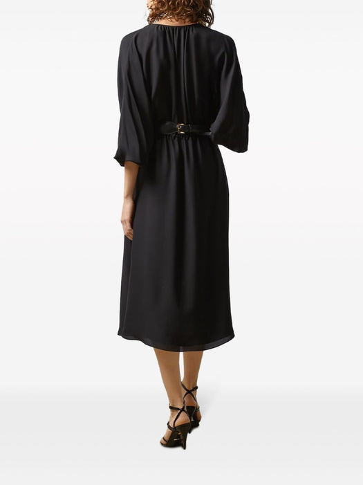georgette silk midi dress 761501 ZHS181000 GUCCI 