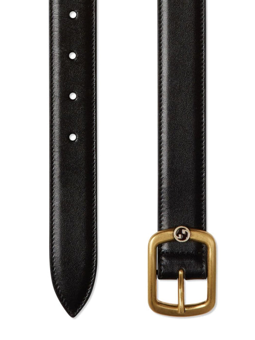 buckle-fastening leather belt 768409 0YARG1056 GUCCI 