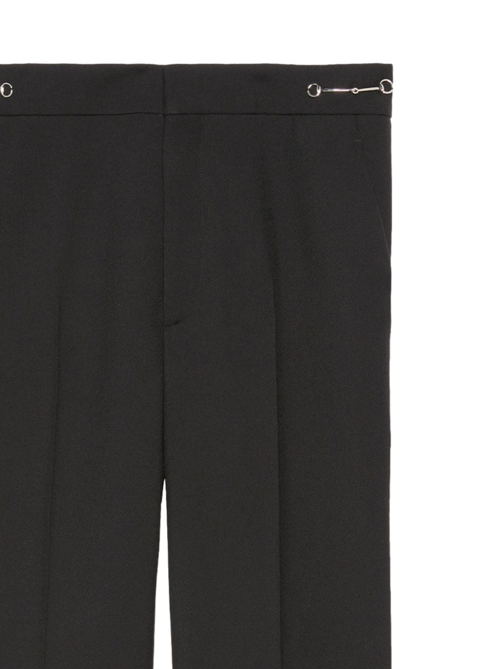 Horsebit-detail wool trousers 776315 ZHW511000 GUCCI 