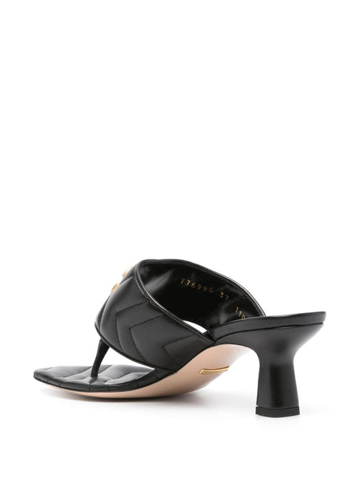 60mm Double G leather mules 776995 BKO601000 GUCCI 