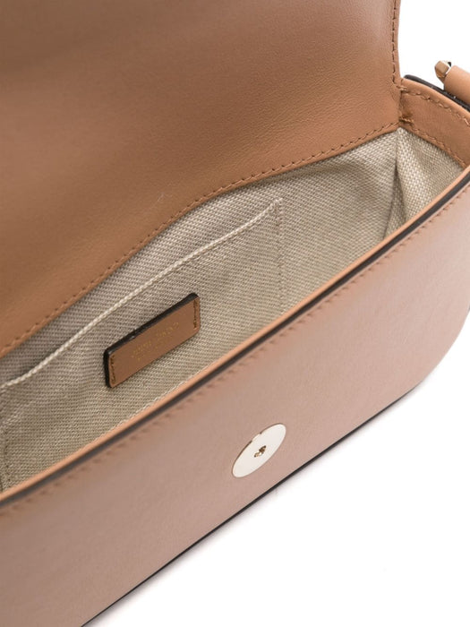Avenue leather shoulder bag AVENUE MINI DAHLATTE LIGHT GOLD JIMMY CHOO 