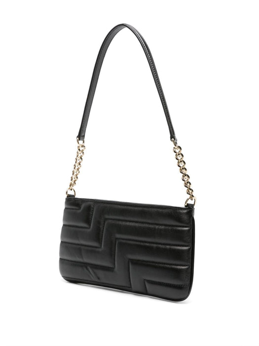 Avenue leather shoulder bag AVENUE SLIM NBABLACK LIGHT GOLD JIMMY CHOO 