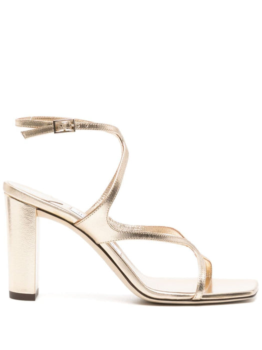 Azie 85mm metallic sandals AZIE 85 MNAGOLD JIMMY CHOO 
