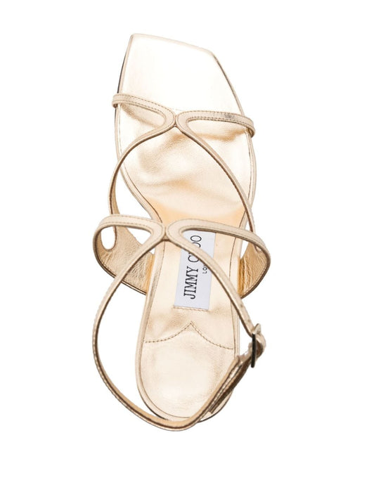 Azie 85mm metallic sandals AZIE 85 MNAGOLD JIMMY CHOO 