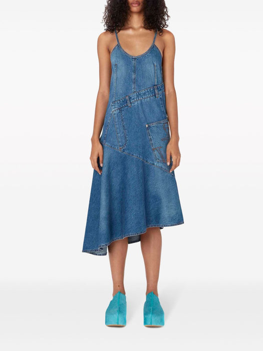 asymmetric cotton denim dress DD0009 PG1499804 JW ANDERSON 