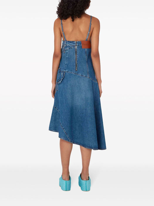 asymmetric cotton denim dress DD0009 PG1499804 JW ANDERSON 