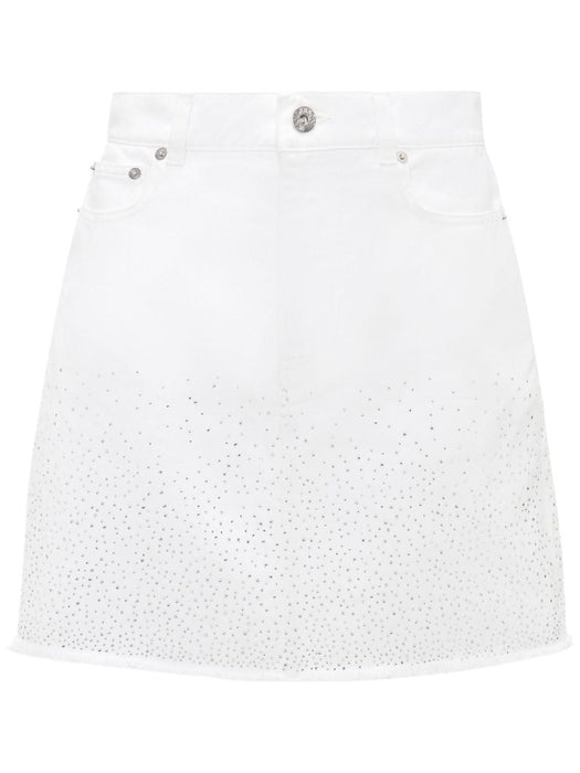 crystal-embellished denim miniskirt DK0022 PG0880001 JW ANDERSON 