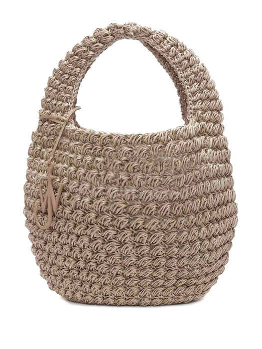 large Popcorn crochet tote bag HB0565 FA0305929 JW ANDERSON 