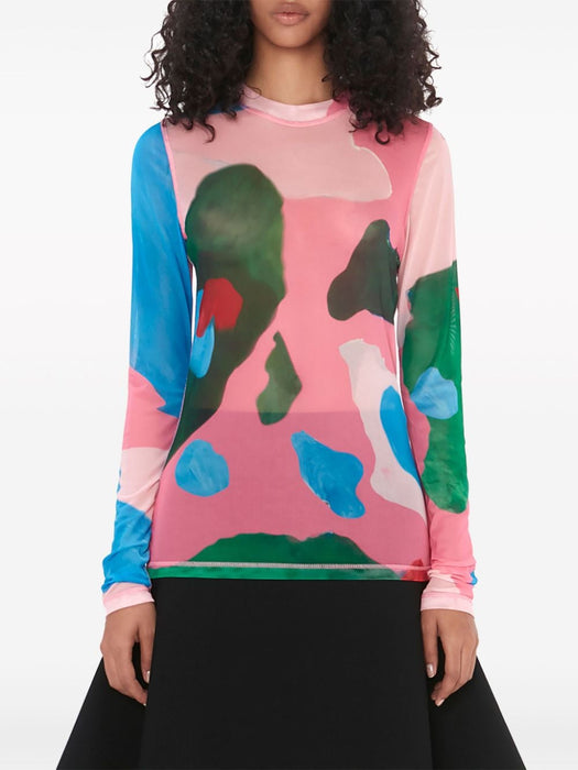 long-sleeve mesh T-shirt JO0138 PG1498398 JW ANDERSON 