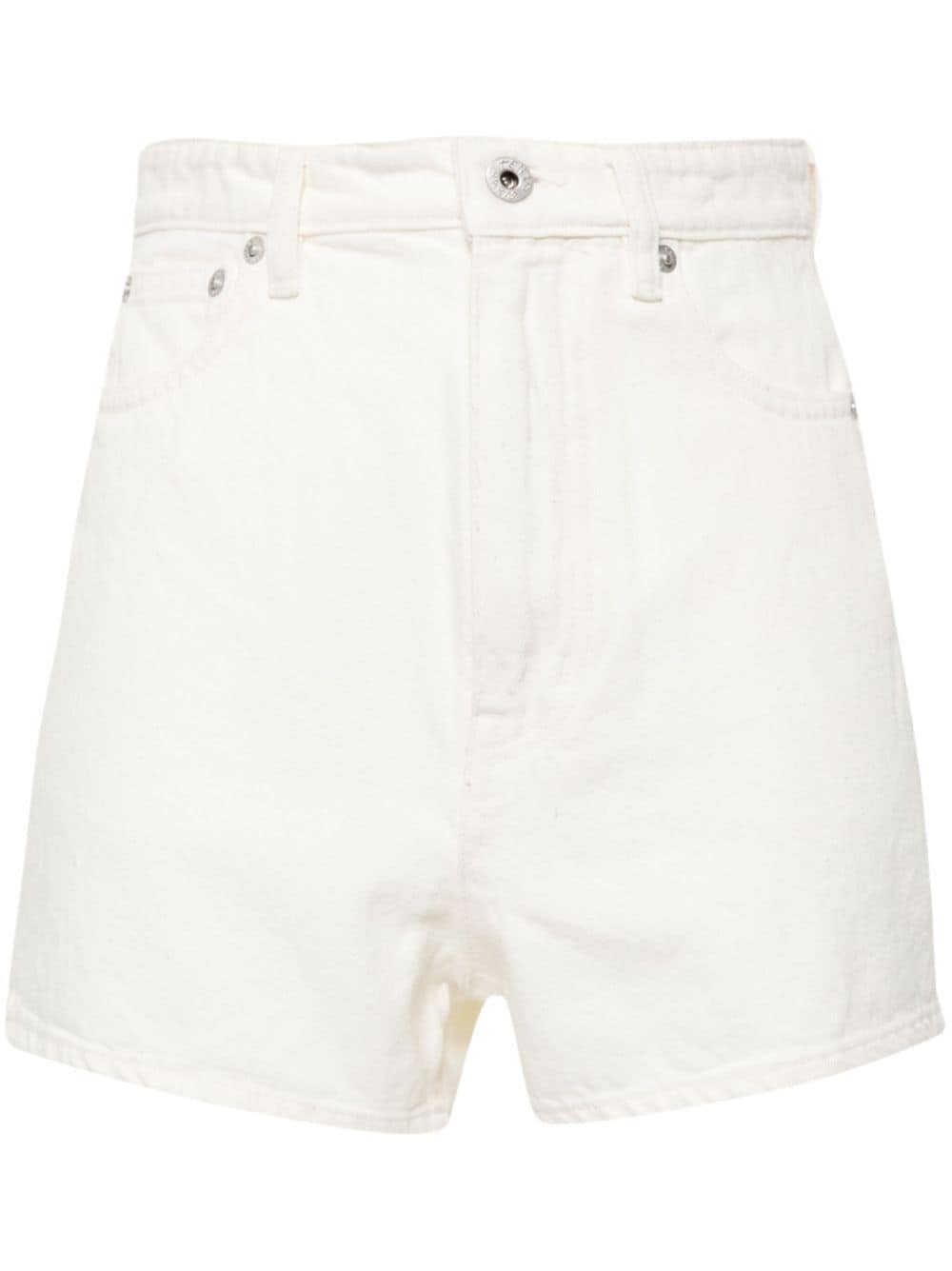 high-rise cotton shorts FE52DS2006W4 WT KENZO 