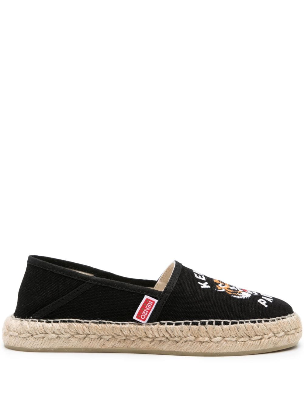 Tiger logo-embroidered espadrilles FE52ES020F81 99 KENZO 