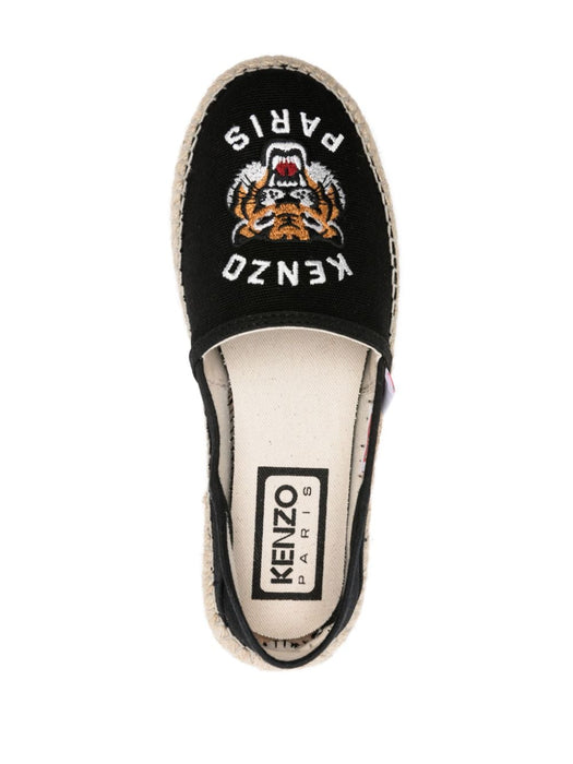 Tiger logo-embroidered espadrilles FE52ES020F81 99 KENZO 