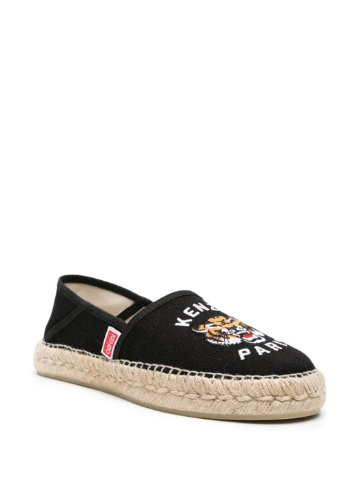 Tiger logo-embroidered espadrilles FE52ES020F81 99 KENZO 